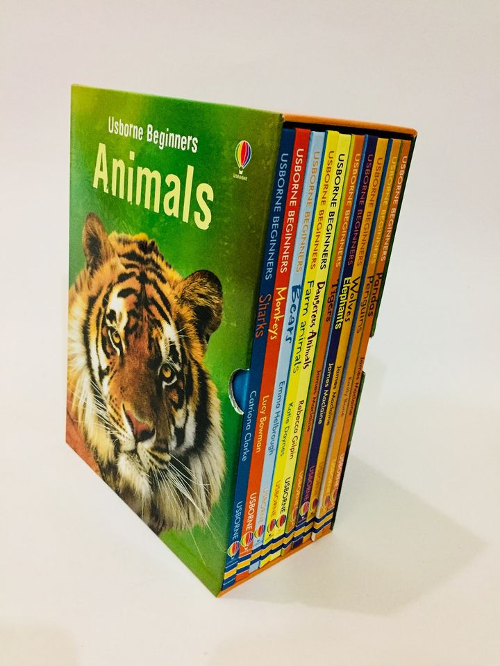 Usborne Beginner Animals (10 Cuốn) - bìa cứng